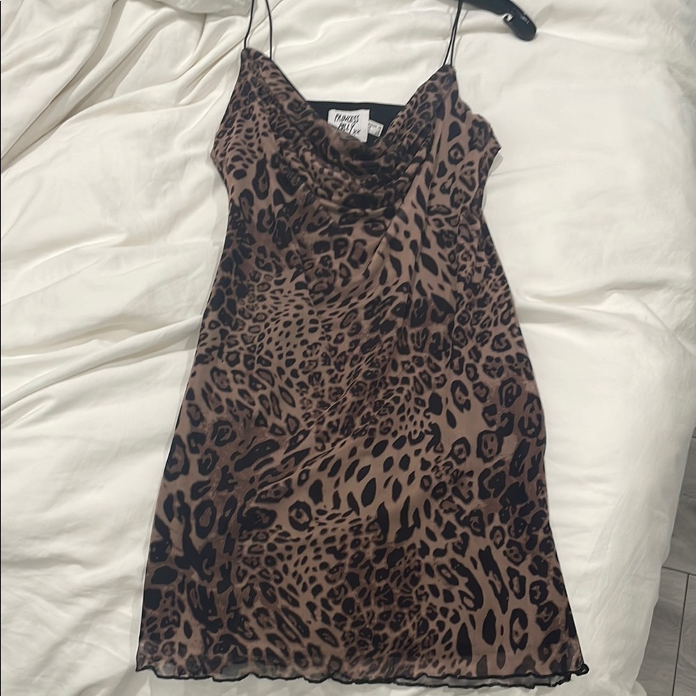 Princess Polly cheetah Mini Dress